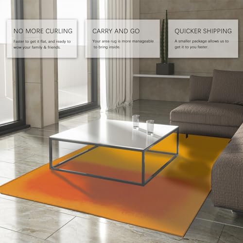 Tapis moderne enfants basse pile facile à nettoyer grand format