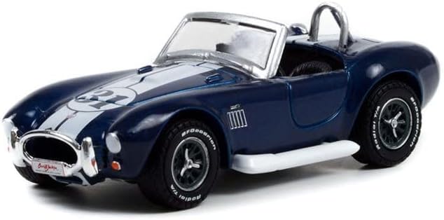 ModelToyCars 1965 Shelby Cobra CSX 4000 Roadster #31 (Lot #1353), Blue - Greenlight 37250B - 1/64 Scale Diecast Car