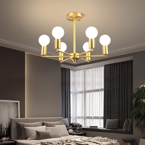 Éclairage haut de gamme en cuivre véritable de style américain pour votre intérieur