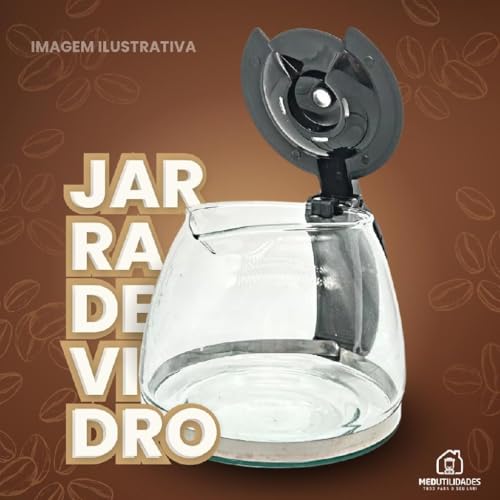 Jarra de Vidro Para Cafeteira PHILCO PH14 / PH14 INOX Ph14 Inox Digital