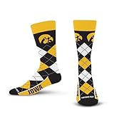On Gameday, Support Your IOWA HAWKEYES With These Officially Licensed NCAA socks! For Bare Feet IOWA HAWKEYES Socks Make a Perfect Father’s Day, Groomsmen, Christmas, or Birthday Gift For The Hawkeyes Fan in Your life. SUPERIOR Construction and built...