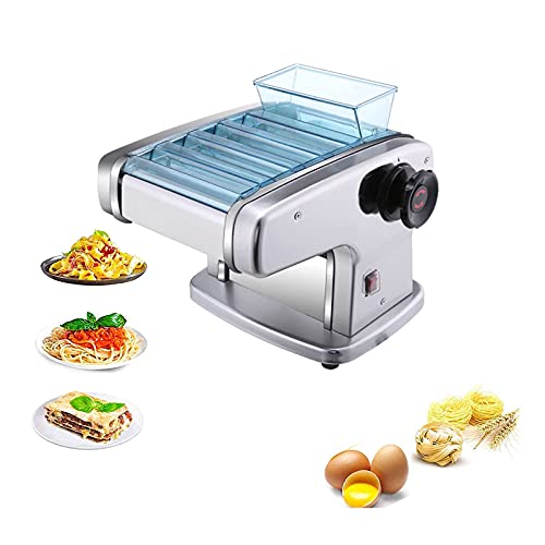 FACAZ Nudelmaschine, Elektrische Nudelmaschine, Edelstahl Nudelmaschine, Nudelteigschneider für Spaghetti Ravioli Gemüse…