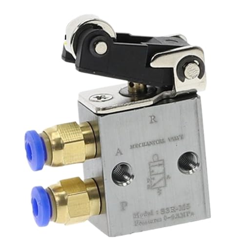 Válvula mecánica S3R-M5 de palanca para control de cilindros neumáticos de carrera continua