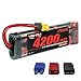 Venom Drive Series 7S - 4200mAh 8.4V NiMH RC Battery - Universal 2.0 Plug, 7 Cell - Soft Silicone Connector & Compatible w/ XT60, Traxxas, Deans, EC3, 2WD, 4WD, Truck & Buggies