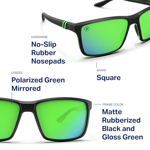 Image of Blenders Eyewear Mesa - Polarized Sunglasses - Modern Wraparound Frames - 100% UV Protection - For Men & Women