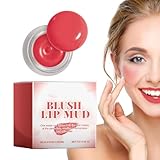 Fard à Joues,Maquillage Naturel et Tenace | Highlighter Brillant à Lèvres à Pigmentation Élevée,Pour Femmes Amies Voyage Quotidien Fête Rendez-Vous Bureau Transport Anniversaire Vacances