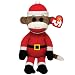 Ty Beanie Babies Sock Monkey - Santa