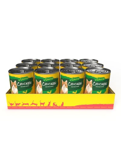 JosiCat Chicken in Sauce | 12x 415g | Adult | Katzenfutter nass mit Huhn – Ansicht 1