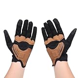 Yechiry 1 Par de Guantes de Ciclismo de Invierno con Dedos Completos, Guantes Térmicos (L)