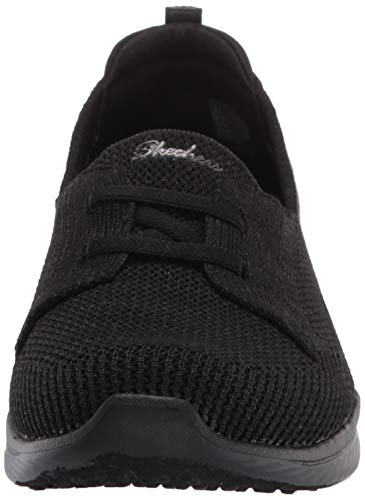 Skechers Women's Low-top Trainers, Black/Black, 8