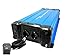 Produktbild SOLARTRONICS FS4000DR Spannungswandler 12V 230V 4000 Watt - Reiner Sinus Wechselrichter 12V auf 230V für Wohnwagen & Wohnmobil - 8000W Spitzenleistung - mit Schuko, USB Anschluss & Fernbedienung