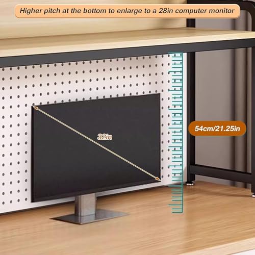Bibliothèque de bureau pour bureau d'ordinateur et rangement or