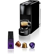 Nespresso Krups Essenza Mini Kaffeekapselmaschine, 7 Kapseln, 19 bar, Energiesparmodus, 1260 Watt...