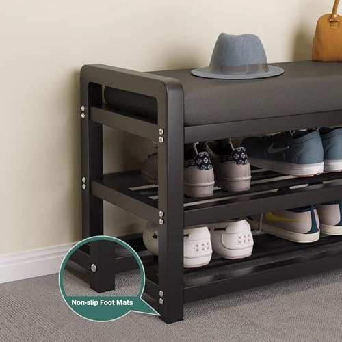 Banc étagère à chaussures d'entrée pour optimiser les petits espaces - 7
