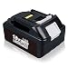 Produktbild VANTTECH BL1860B 18V 5,5Ah Li-Ion Ersatzakku für Makita Akku BL1860B BL1860 BL1850B BL1850 BL1840B BL1840 BL1845 194205-3 194309-1 LXT-400 mit LED Indikator