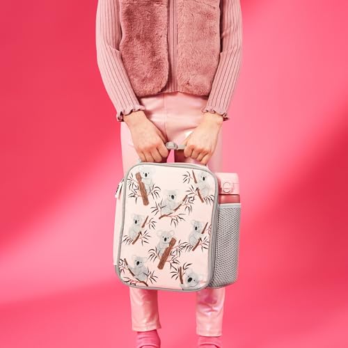 ION8 Premium Lunch-Tasche, 3-Seitiger Reißverschluss, Flaschen-Netztasche, Namensschild, Lebensmittelechte Isolierung, Abwischbar… – Ansicht 2
