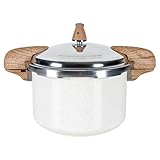 Brinox - Panela de Pressão Antiaderente com Fundo de Indução 5,4L - Vanilla