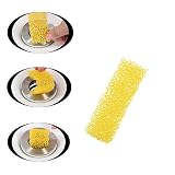 FATHER.SON Drain Bathtub wash Basin Washing Basin Drain Hair Catcher Anti Clogging Sponge，Catch All