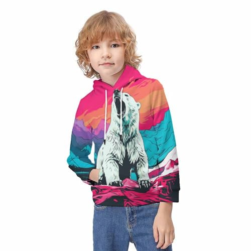 Vêtement enfant animaux 3D sweat à capuche manches longues