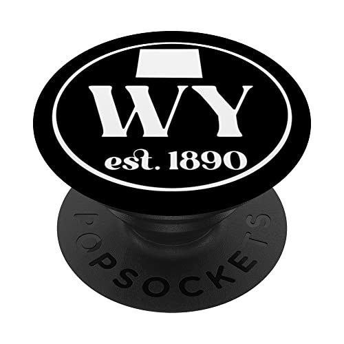 Wyoming WY - Inicio Cheyenne Laramie Rock Springs Wyomingite PopSockets PopGrip Adhesivo