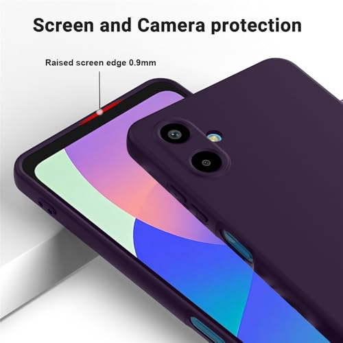 Image of Back Cover for Samsung Galaxy F06 5G / M06 5G | Full Camera Protection | Premium Liquid Silicon Case | Flexible Bumper Case for Samsung Galaxy F06 5G / M06 5G (Purple)