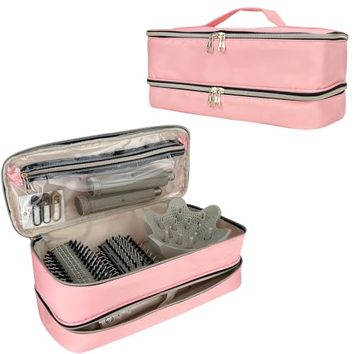 Chelvvg Estojo de viagem portátil à prova d'água para modelador/secador de cabelo Shark Flexstyle,