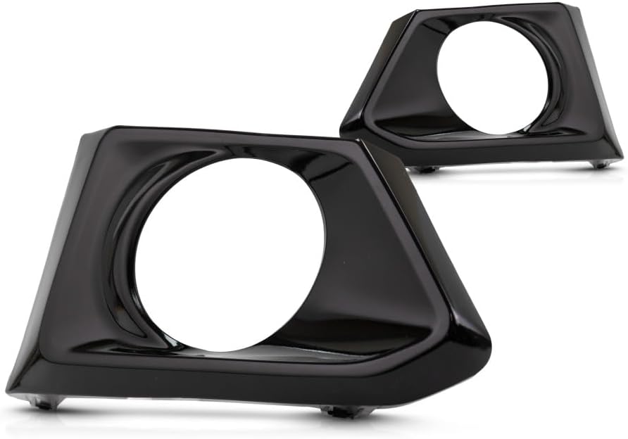For Nissan Altima Fog Light Bezel 2019 2020 2021 Pair Driver and Passenger Side w/Hole Replacement For NI1038158, NI1039158 | 62257-6CA0B, 62256-6CA0B