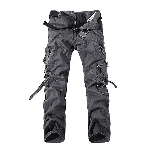 Pantalon de randonnée décontracté pour homme idéal pour le camping en gris