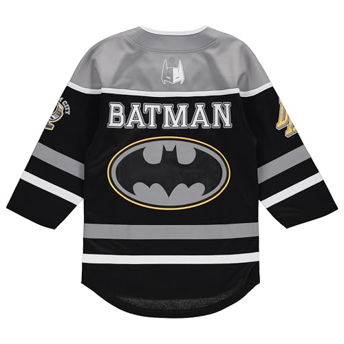 Camiseta de manga larga Batman con diseño deportivo para niños de 4 a 20 años 3