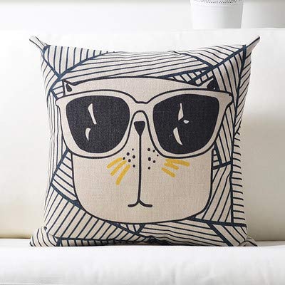 Joli coussin de dessin animé chat WLLLO oreiller de voiture et taille