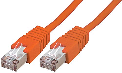 PROSIGNAL PSG91692 RJ45 to RJ45 Cat5e S/FTP Ethernet Patch Lead 1m Orange