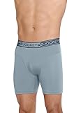 Jockey Men's Underwear Sport Cooling Mesh Performance 6' Boxer Brief, Platinum Grey, S