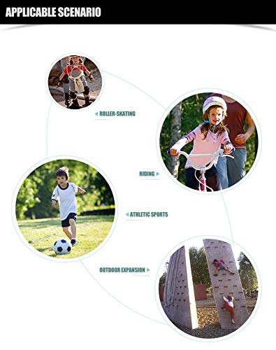 Image of Kids Half-Finger Climbing Gloves for Age 1-10 Boys and Girls Monkey Bars Biking, Good Grip Control Gloves for Gymnastics Scooter Balance Boards Outdoor Sports
