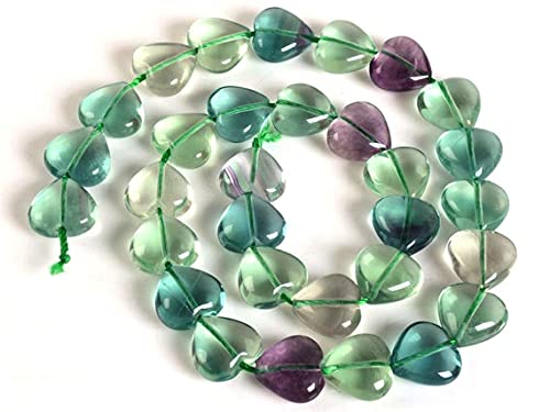 Perles en fluorite pour atelier de co-création de bijoux en famille