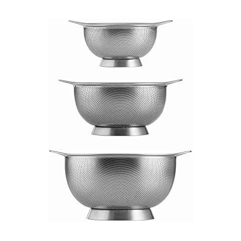 Tramontina Stainless Steel Colanders Set Cover