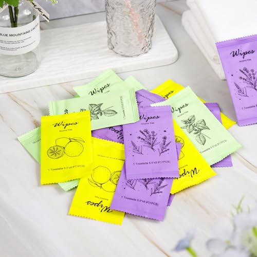 Image of Individual Hand Wipes Wet Wipes Travel Size,Wet Wipes Individually Wrapped