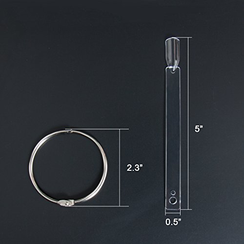 100 Stück Nagel Präsentation Falsche Nagel Nagelspitzen Fächer Display Nagelspitzen transparent Nail Art Tips – Bild 6