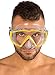 Cressi Pano 3 & Supernova Dry Mask & Snorkel Kits, Clear/Yellow