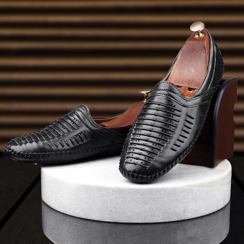 Image of WUGATTI Synthetic Slip-On Stylish Loafers for Men