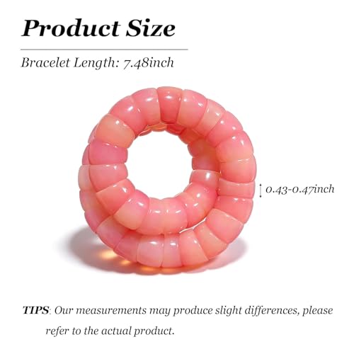 Image of Long tiantian Bodhi Fidget Bracelet for Women Natural Mudi Bodhi Seed Stretch Bracelets Protection Healing Jewelry Anxiety Relief Items