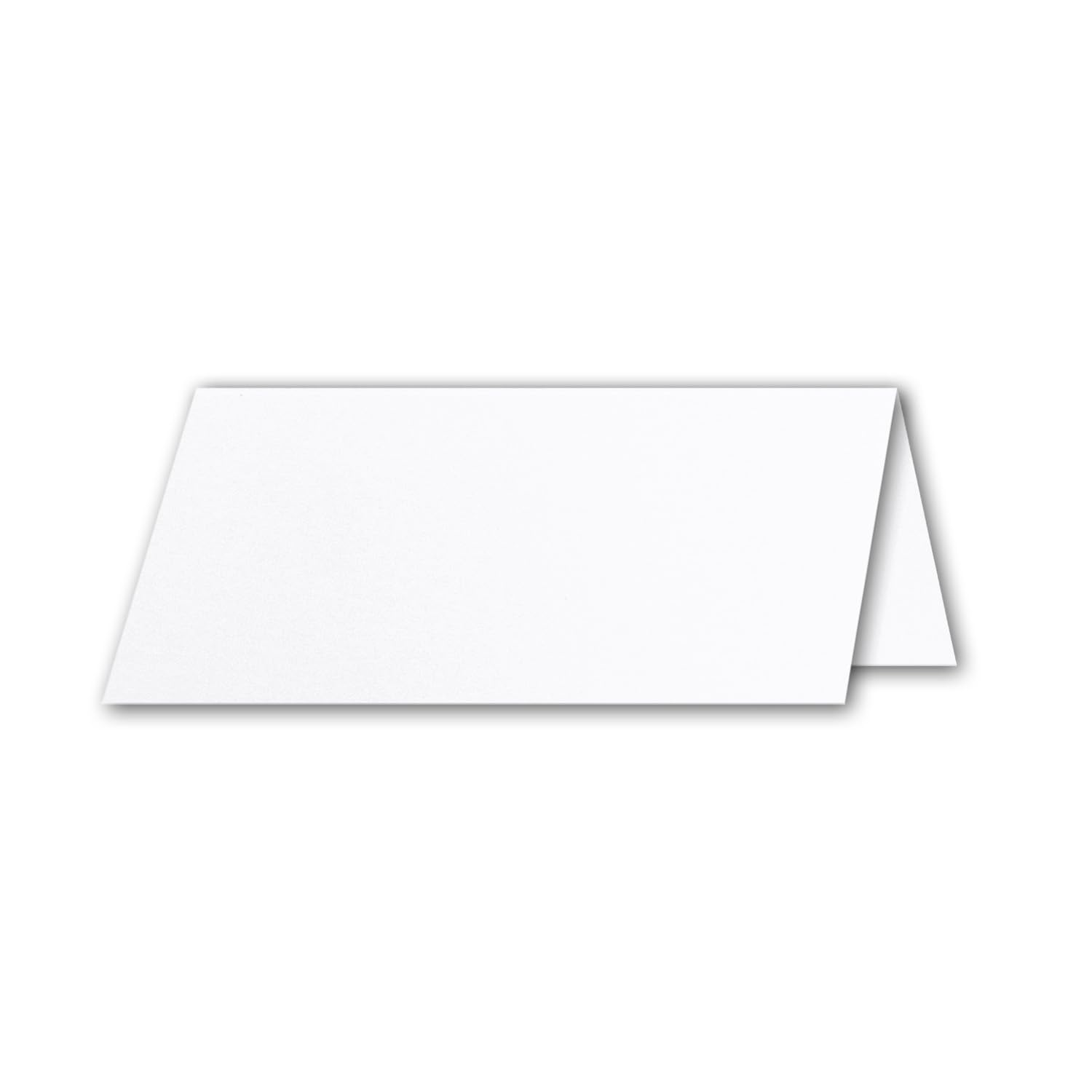FarbenFroh by GUSTAV NEUSER 300 tarjetas de mesa en blanco nieve (blanco) – 4,5 x 10 cm – en blanco – tarjetas dobles – como tarjetas de lugar y tarjetas de nombre para bodas y fiestas