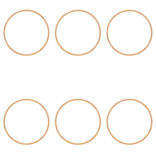 Auvoau 6 Pack 4 Inch Metal Crafts Hoops Wreath Floral Macrame Ring For Diy Dream Catcher,Wedding Decor And Wall Hanging Crafts (4 Inch) #TOP30