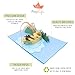 PopLife Fishing Trip 3D Pop Up Greeting Card - Handmade Boat Card for Father’s Day, Birthday, Retirement, Anniversary - Fisherman Gifts for Men, Dad, Grandpa, Husband, Son, Brother - Includes Envelope