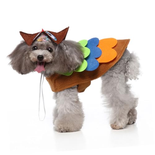 Disfraz de Halloween para perros con vestido festivo suave miniatura 5