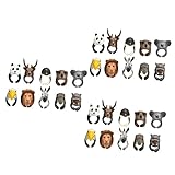 Bagues animaux : elles conviennent à un usage quotidien à une soirée à thème pour rendre le moment agréable.