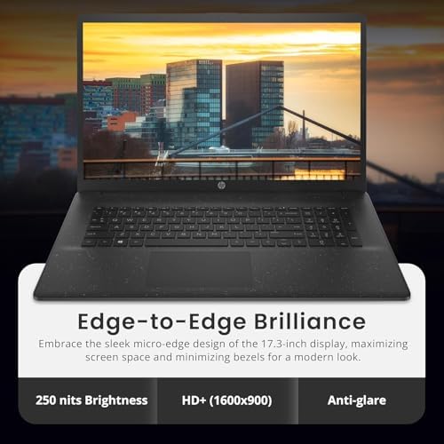 HP 17.3 Inch Business Laptop Computer, Large Screen, Intel Core 5 120U, 32GB RAM, 1TB SSD, WI-FI 6, Anti-Glare Display, 2026 Edition, Windows 11 with Office 365 for The Web - 1
