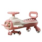 HONKERW Dreirad Wiggle Car for Kinder, Aufsitzflugzeug, Spielzeug...