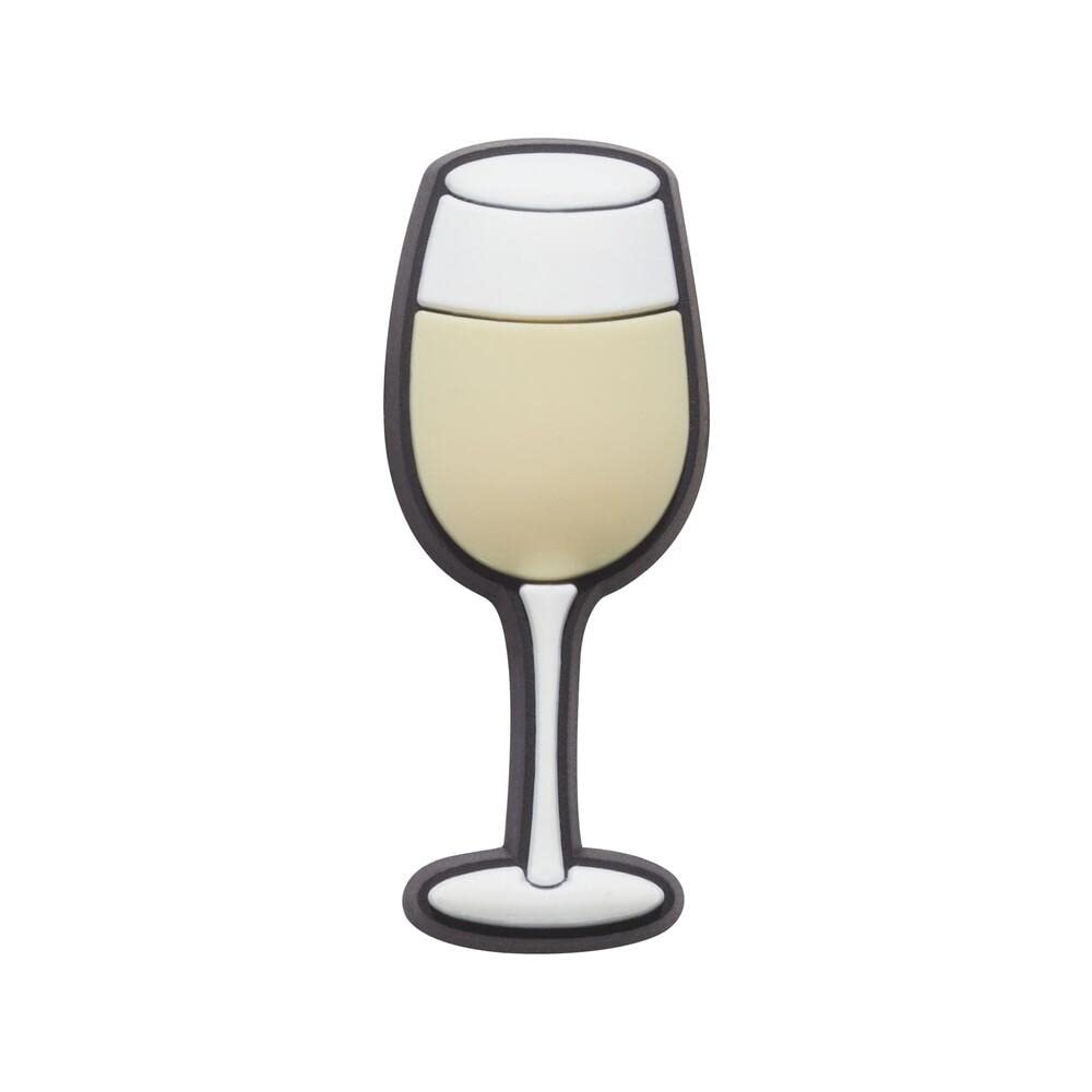 Crocs Jibbitz Chill SHOE ACCESSORY | Jibbitz for Crocs, White Wine, Small