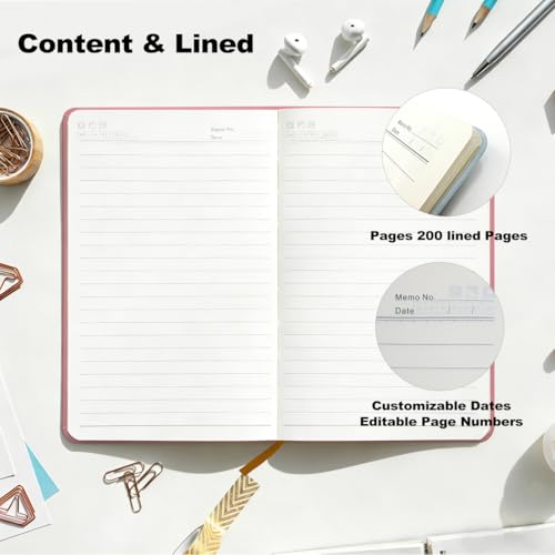 Notebook pour le bureau et les cours format compact 5.6x8.5 - 3