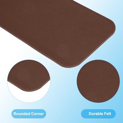 PATIKIL Felt Base Shaper 12x5 Inch, 2Pcs Bag Bottom Shaper Pad Purse Liner Board Insert Arc Corner for Handbags Tote Crossbody Bag Backpack, Brown by PATIKIL - Used condition - Image 3